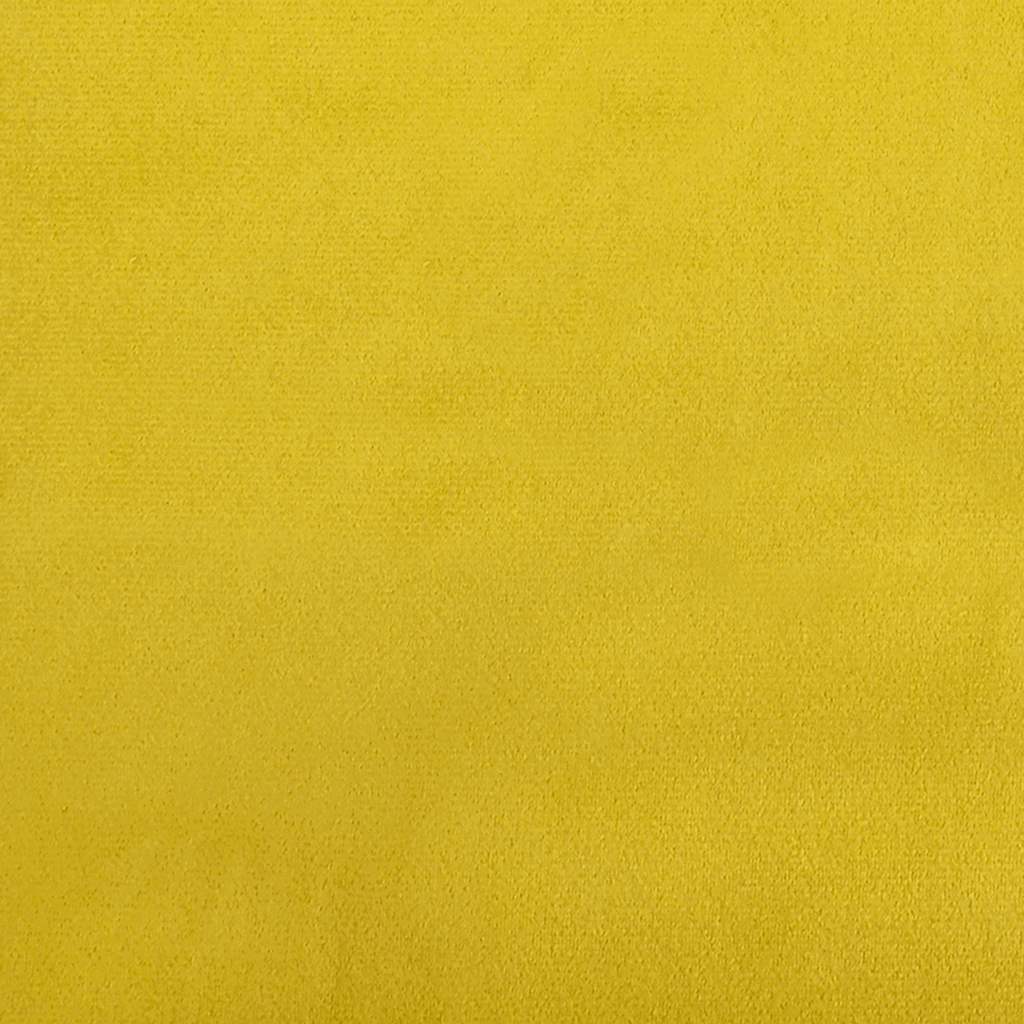 Bodensofa mit Schlaffunktion Dunkelgelb 122x204x55 cm Samt
