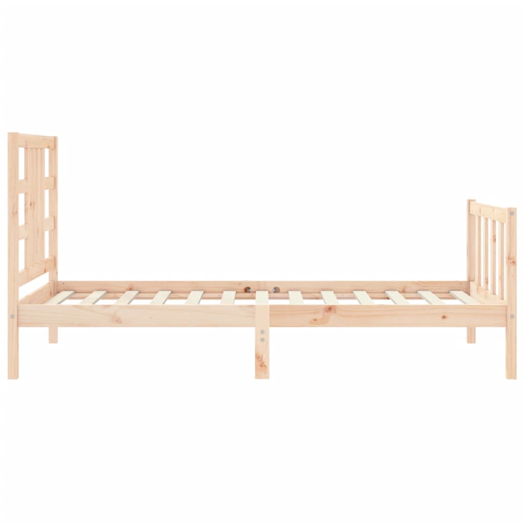 Massivholzbett ohne Matratze 100x200 cm Kiefernholz