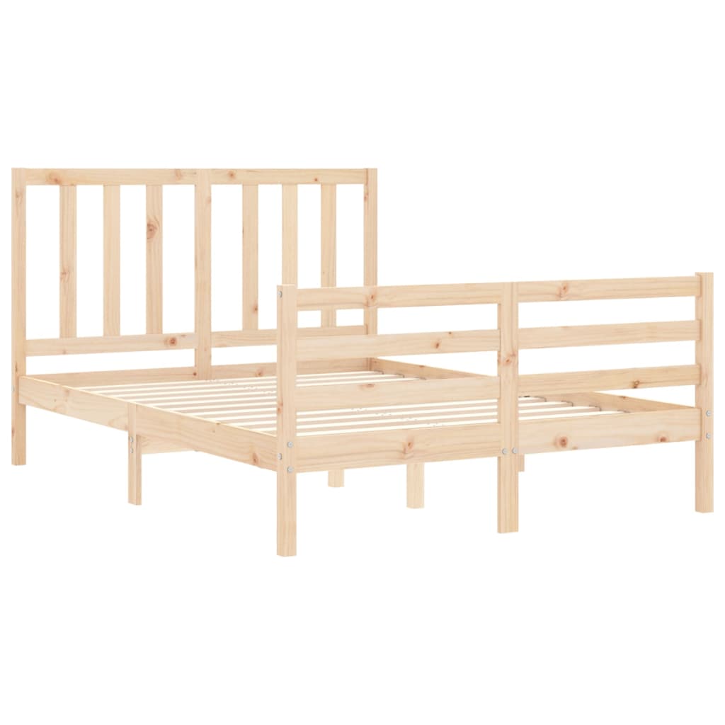 Massivholzbett ohne Matratze 140x200 cm Kiefernholz