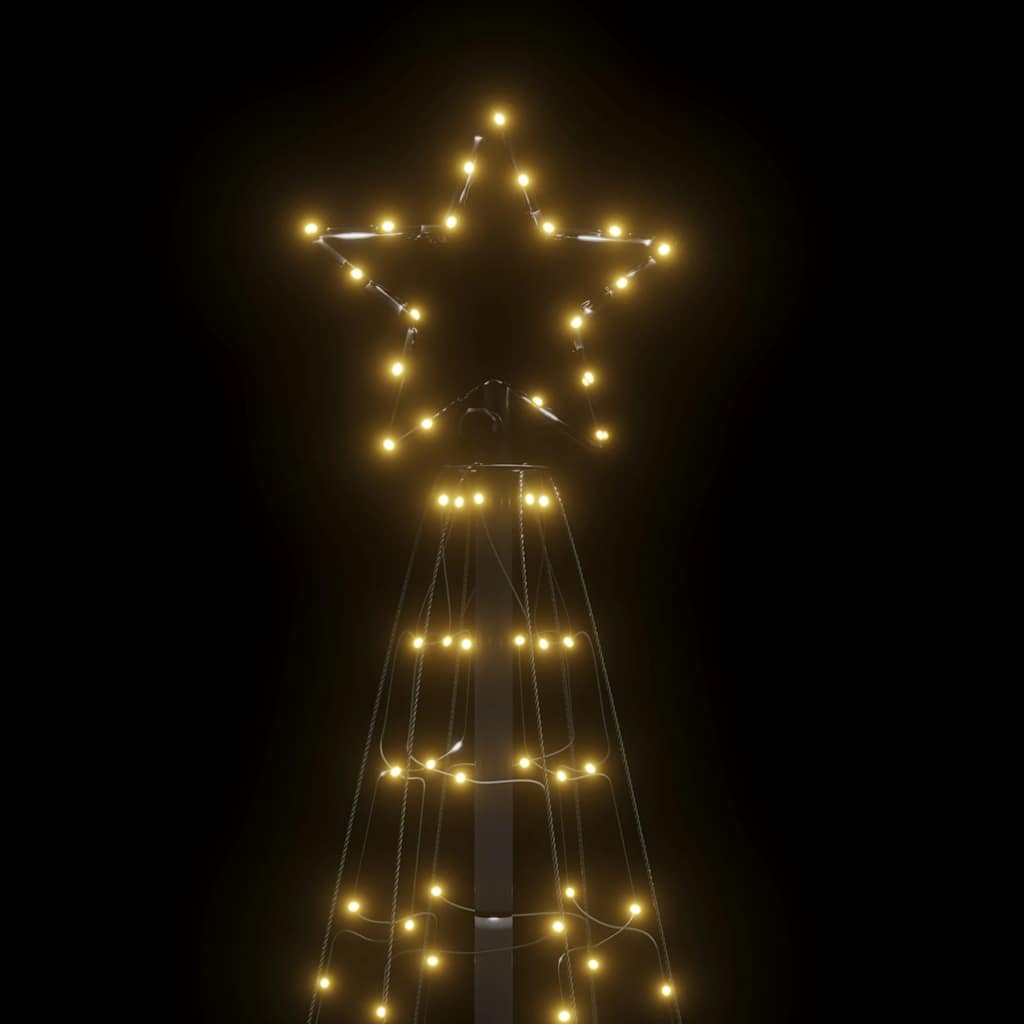 LED-Weihnachtsbaum mit Erdspießen 220 LEDs Warmweiß 180 cm