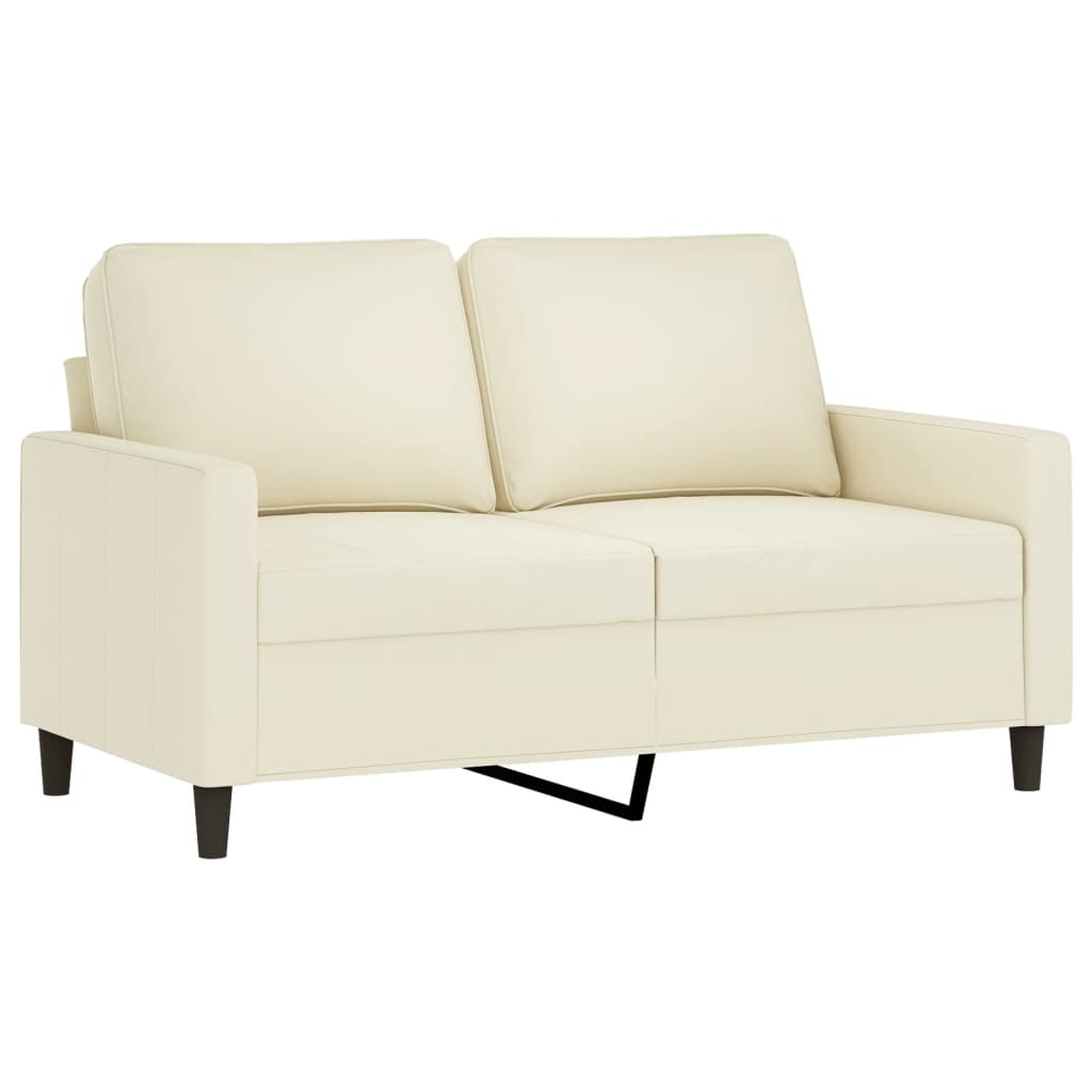 4-tlg. Sofagarnitur Creme Samt