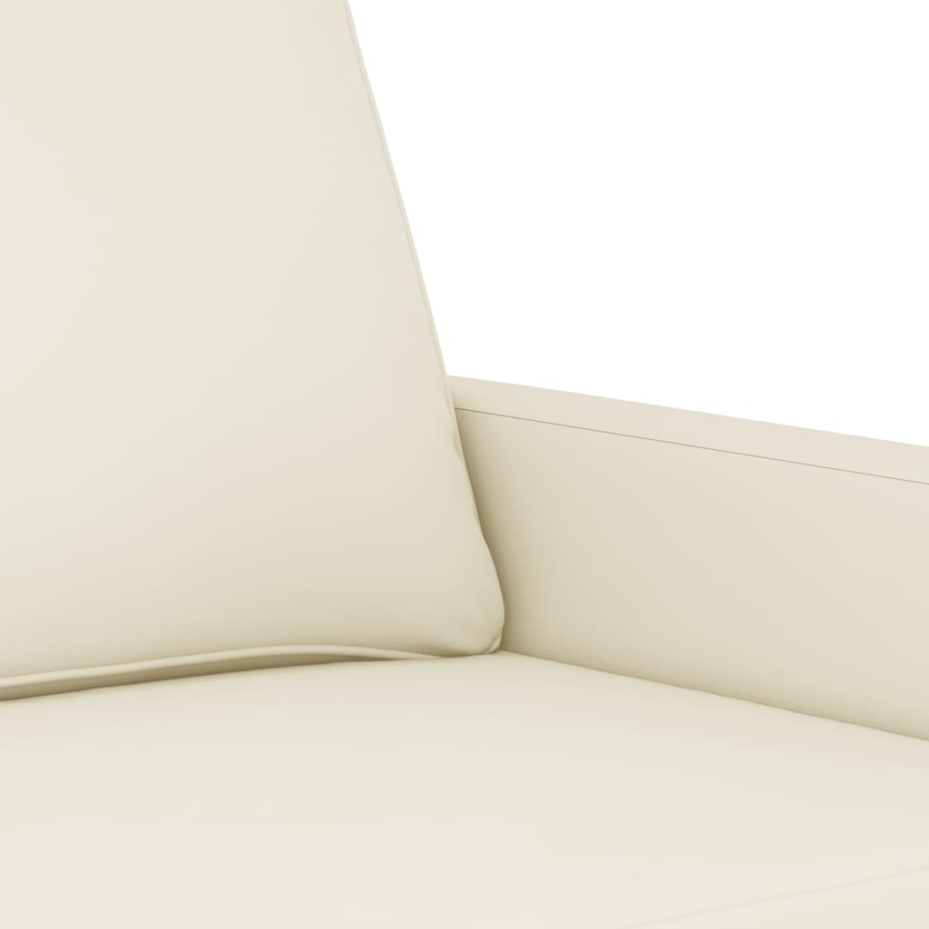 4-tlg. Sofagarnitur Creme Samt