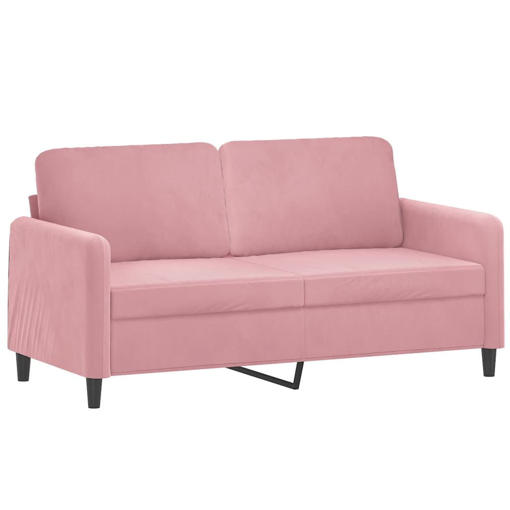 3-tlg. Sofagarnitur Rosa Samt