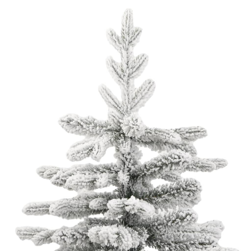Künstlicher Weihnachtsbaum Klappbar Beschneit 210 cm