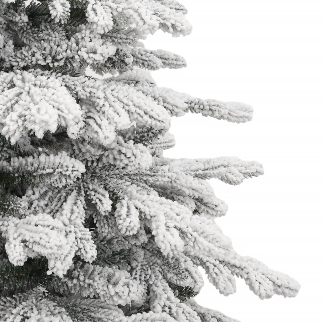 Künstlicher Weihnachtsbaum Klappbar Beschneit 210 cm