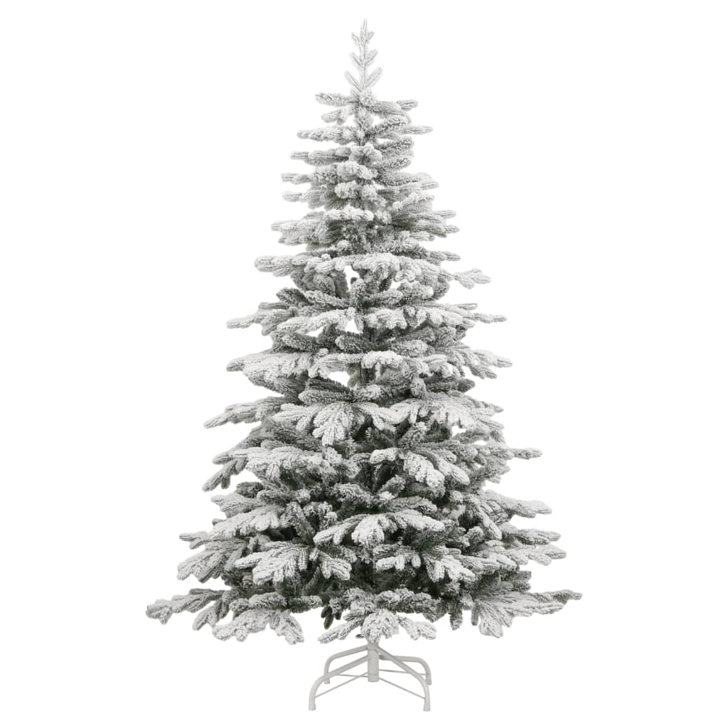 Künstlicher Weihnachtsbaum Klappbar Beschneit 240 cm