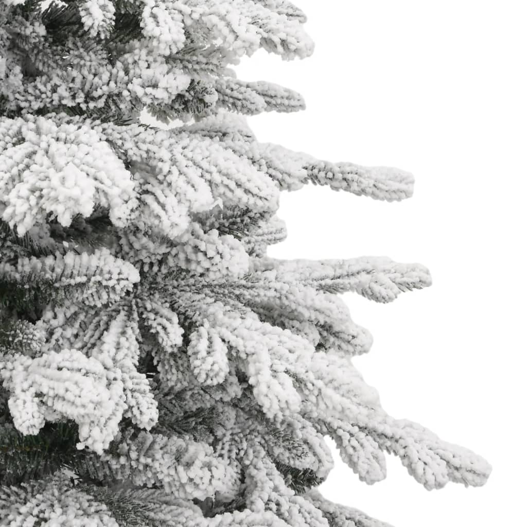 Künstlicher Weihnachtsbaum Klappbar Beschneit 240 cm
