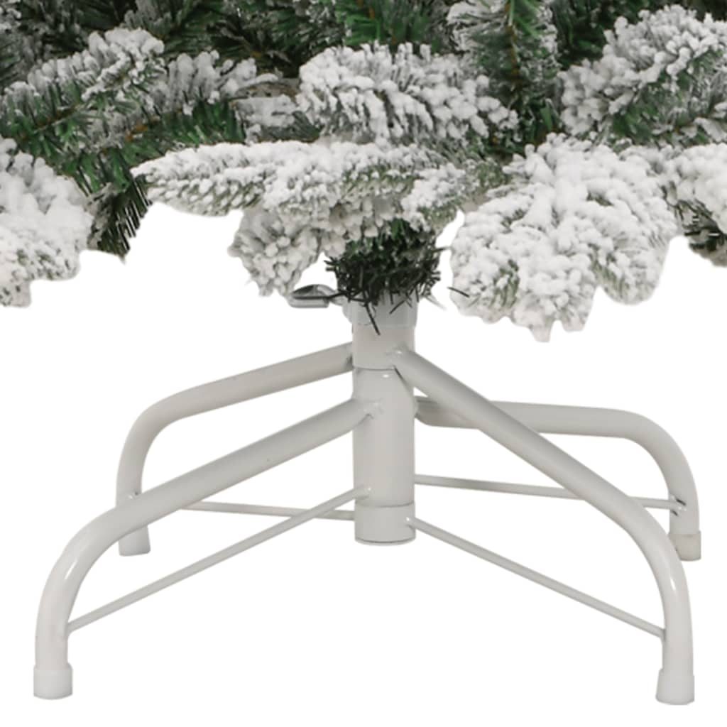 Künstlicher Weihnachtsbaum Klappbar Beschneit 240 cm