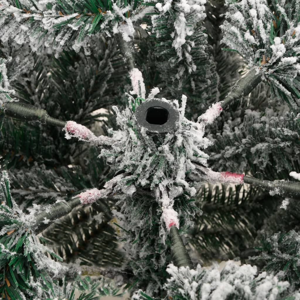 Künstlicher Weihnachtsbaum Klappbar Beschneit 240 cm