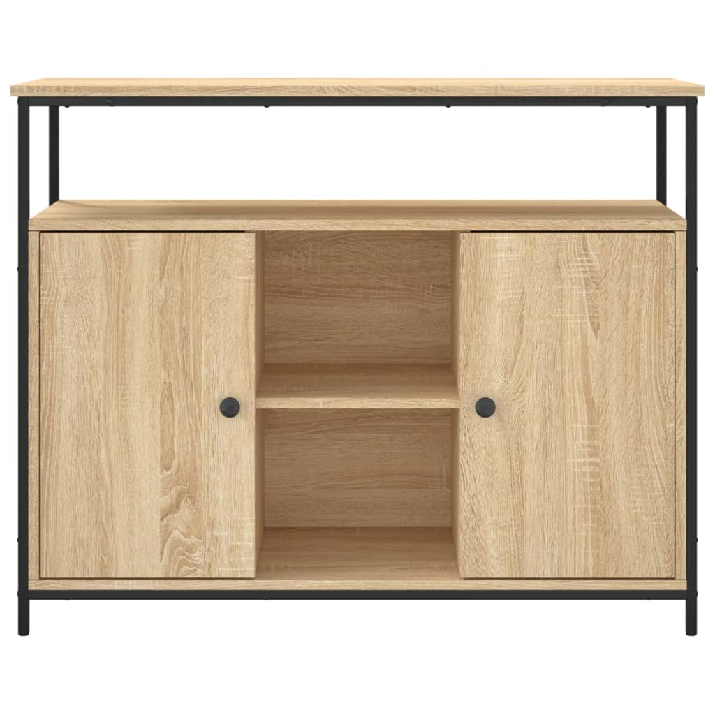 Sideboard Sonoma-Eiche 100 x 35 x 80 cm Holzwerkstoff