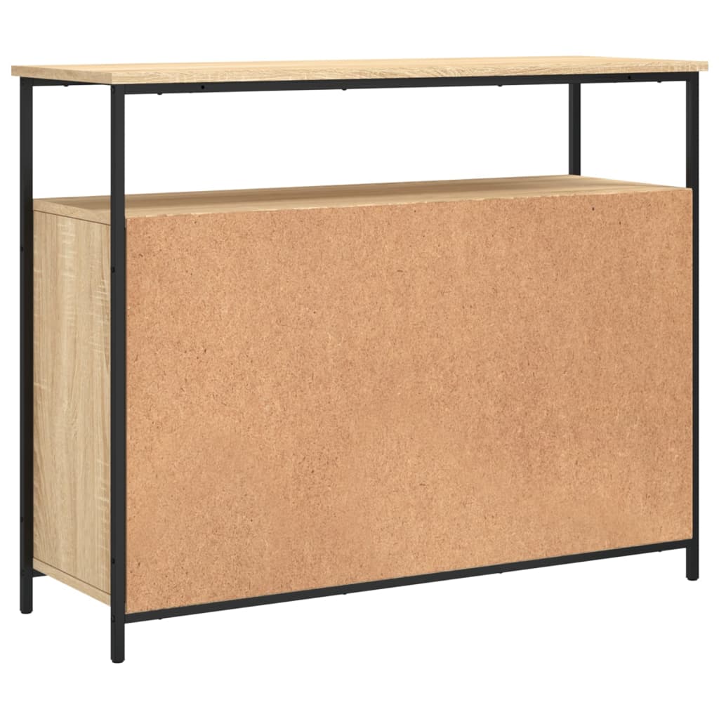 Sideboard Sonoma-Eiche 100 x 35 x 80 cm Holzwerkstoff