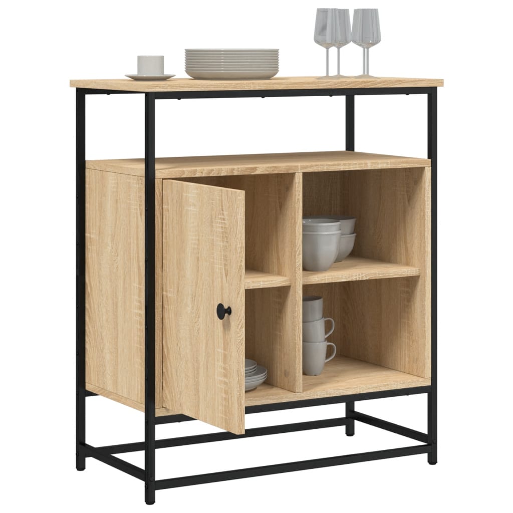Sideboard Sonoma-Eiche 69 x 35 x 80 cm Holzwerkstoff