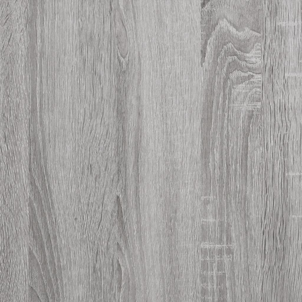 Sideboard Grau Sonoma 100x33x75 cm Holzwerkstoff