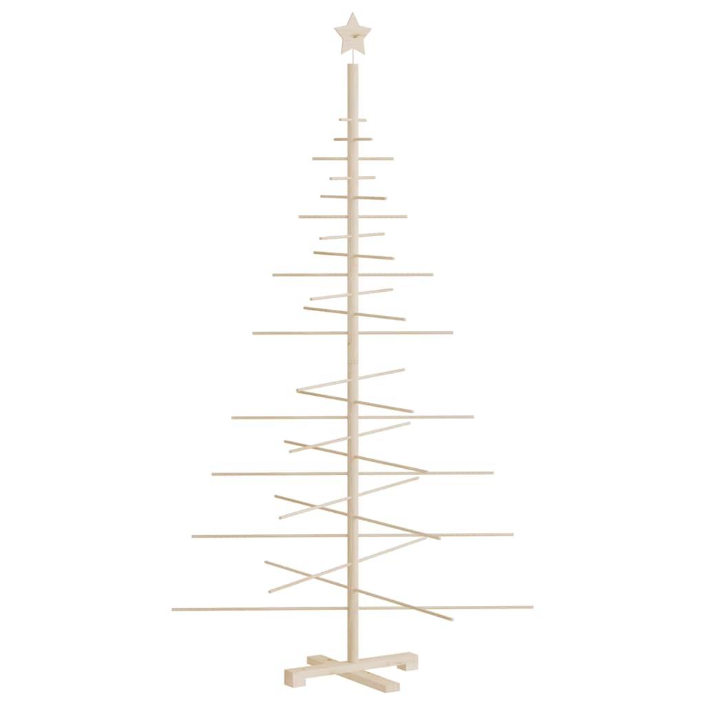 Weihnachtsbaum Holz zum Schmücken 180 cm Massivholz Kiefer
