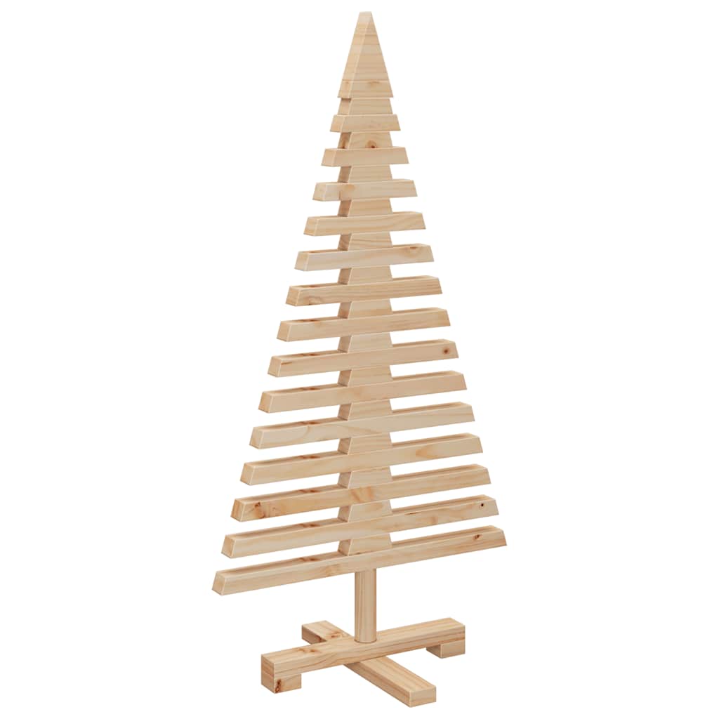 Weihnachtsbaum Holz zum Schmücken 90 cm Massivholz Kiefer