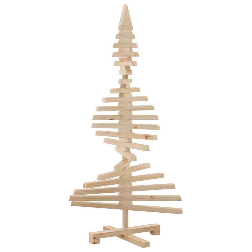 Weihnachtsbaum Holz zum Schmücken 120 cm Massivholz Kiefer