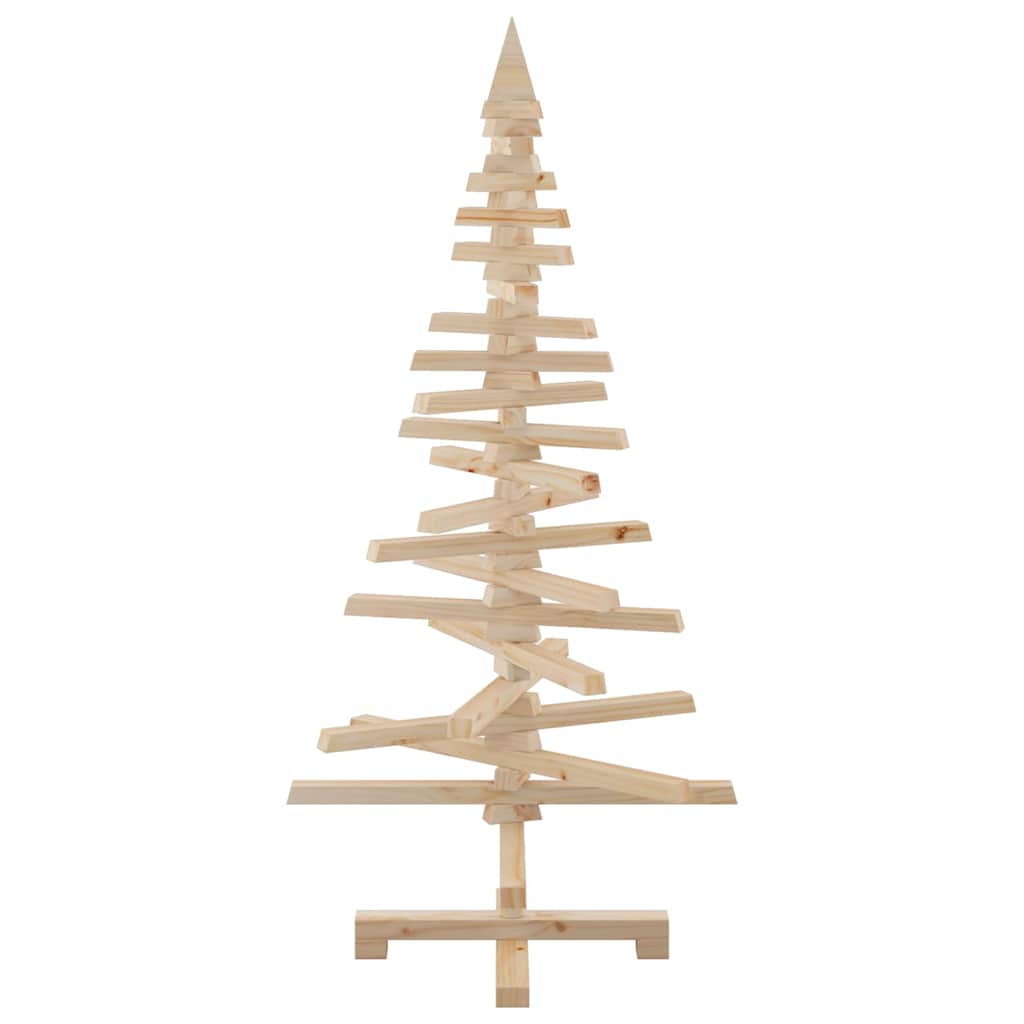 Weihnachtsbaum Holz zum Schmücken 120 cm Massivholz Kiefer