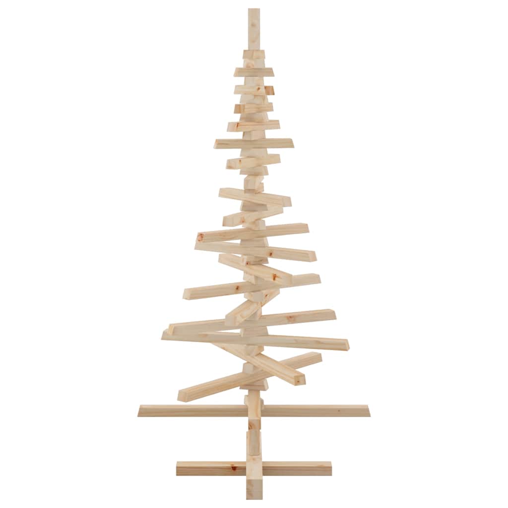 Weihnachtsbaum Holz zum Schmücken 120 cm Massivholz Kiefer