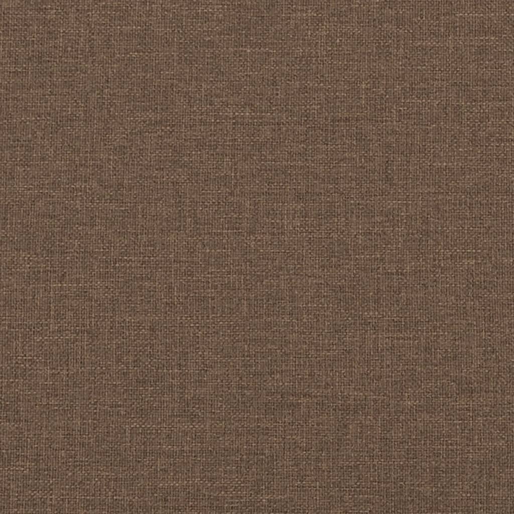 2-Sitzer-Sofa Braun 120 cm Stoff