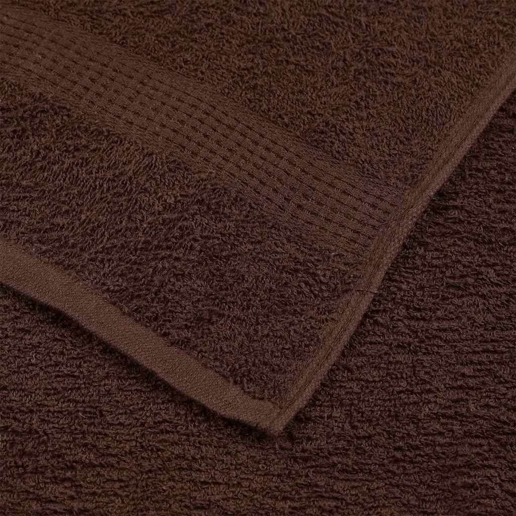 Badetücher 10 Stk. Braun 100x150 cm 360 g/m² 100% Baumwolle
