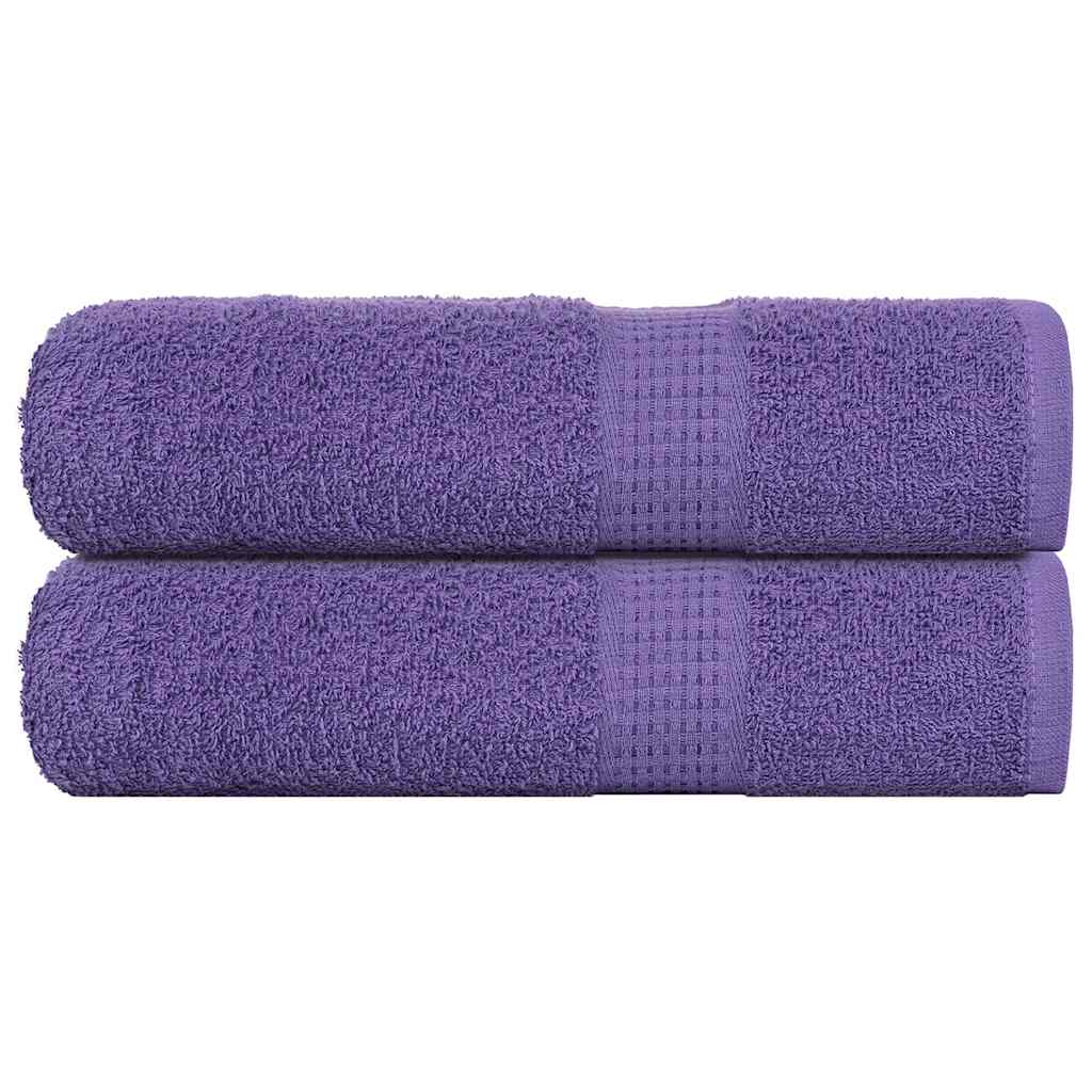 Badetücher 2 Stk. Lila 100x150 cm 360 g/m² 100% Baumwolle