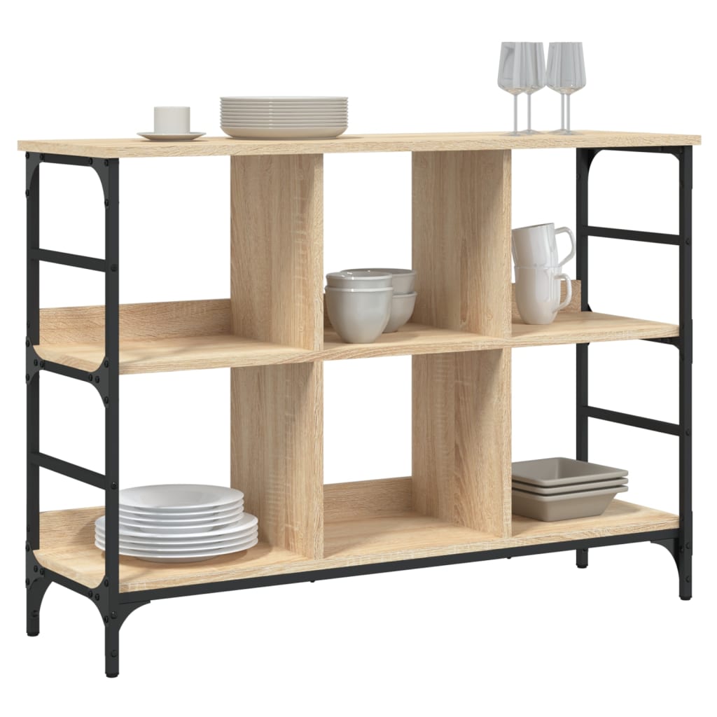 Sideboard Sonoma-Eiche 102 x 32 x 73,5 cm Holzwerkstoff
