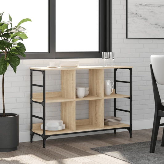 Sideboard Sonoma-Eiche 102 x 32 x 73,5 cm Holzwerkstoff