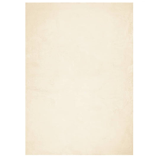 Teppich HUARTE Kurzflor Weich und Waschbar Creme 160x230 cm