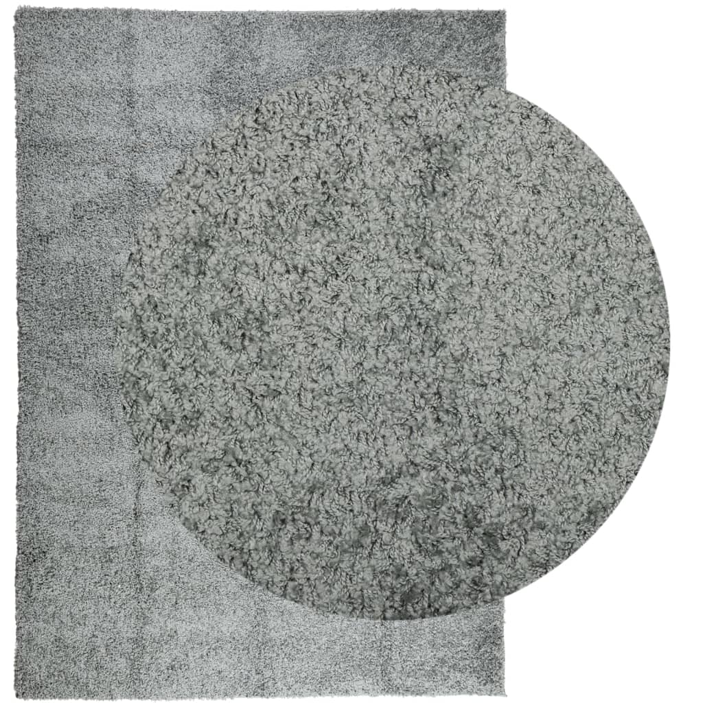 Shaggy-Teppich PAMPLONA Hochflor Modern Grün 200x280 cm
