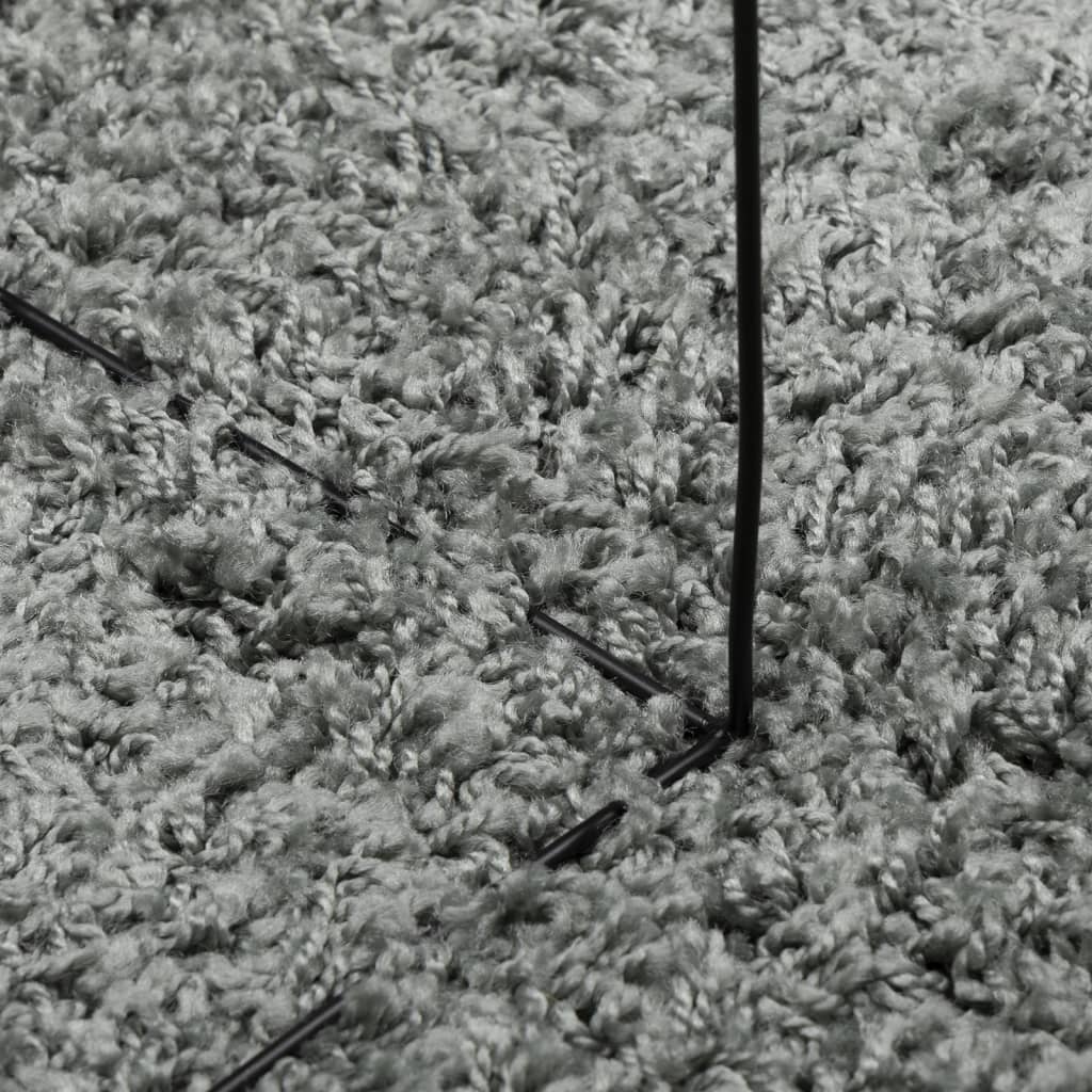 Shaggy-Teppich PAMPLONA Hochflor Modern Grün 200x280 cm