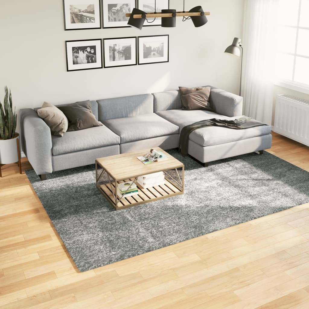Shaggy-Teppich PAMPLONA Hochflor Modern Grün 200x280 cm