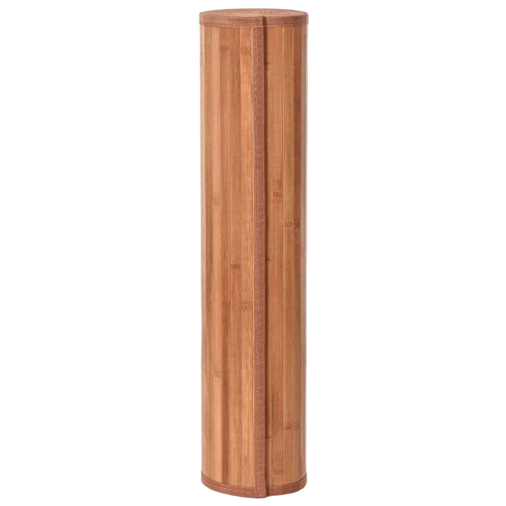 Teppich Rechteckig Braun 70x300 cm Bambus