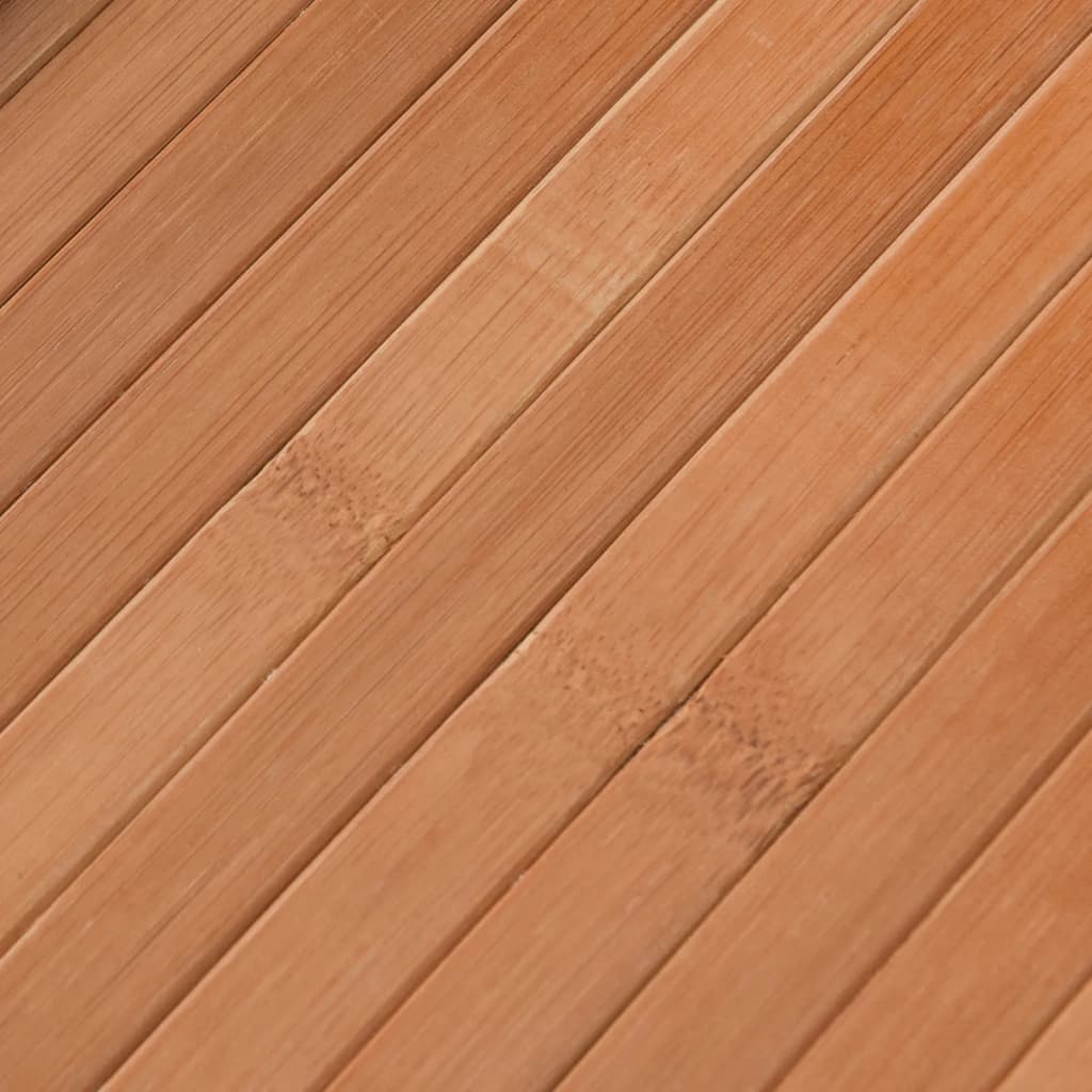 Teppich Rechteckig Natur 100x200 cm Bambus