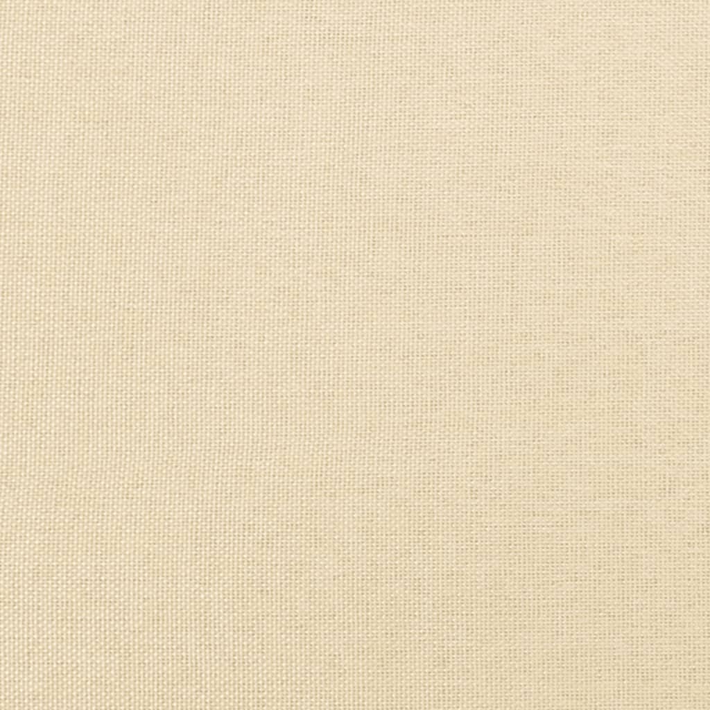 Schlafsofa 2-Sitzer Creme Stoff