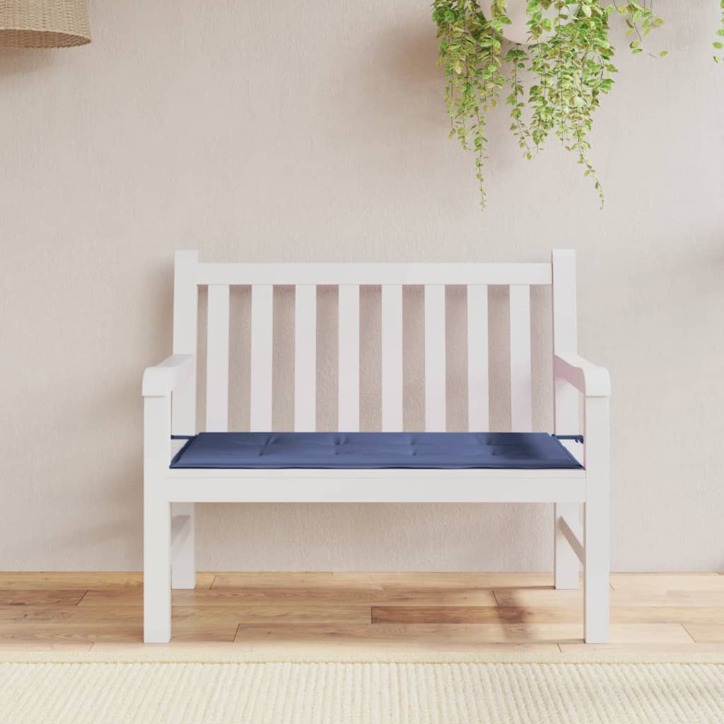 Gartenbank-Auflage Marineblau 100x50x4 cm Oxford-Gewebe