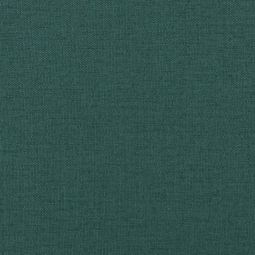 Chesterfield-Sofa 2-Sitzer Dunkelgrün Stoff