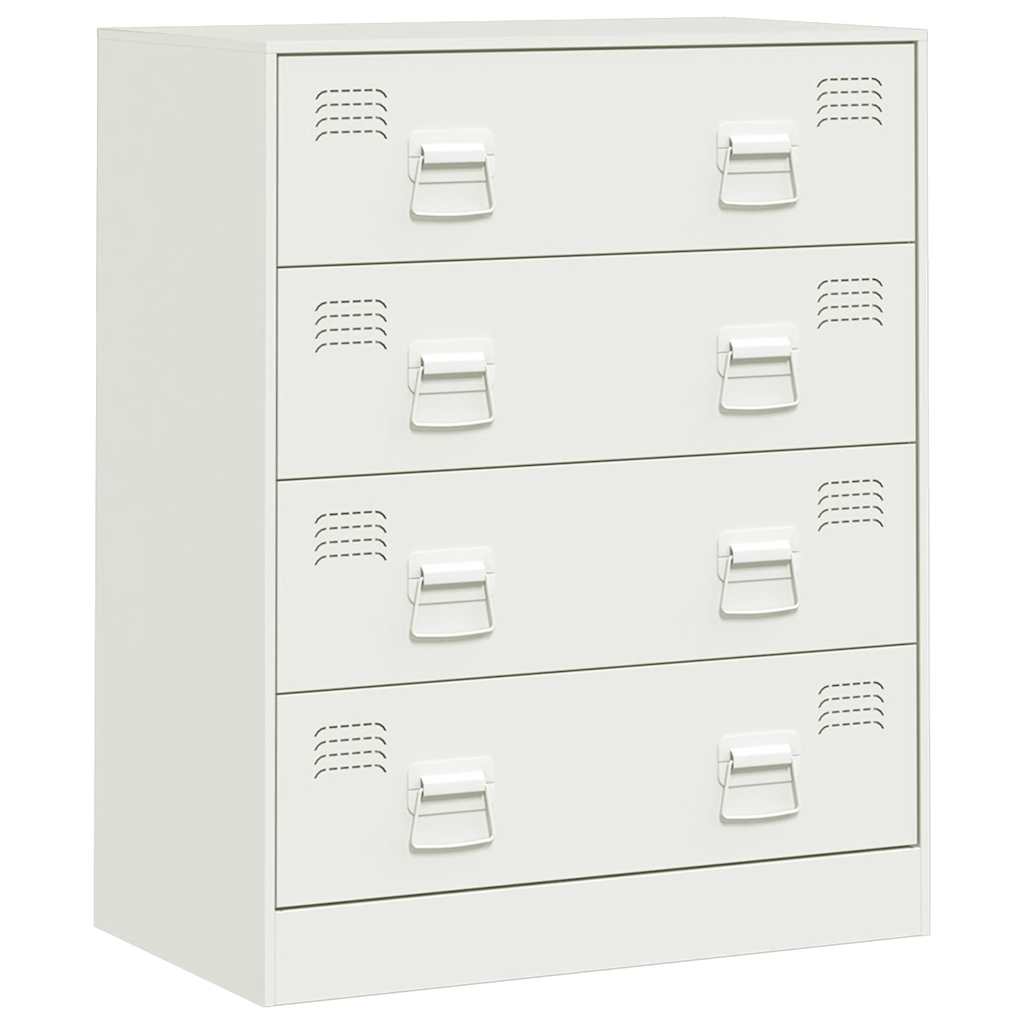 Sideboard Weiß 67x39x83 cm Stahl