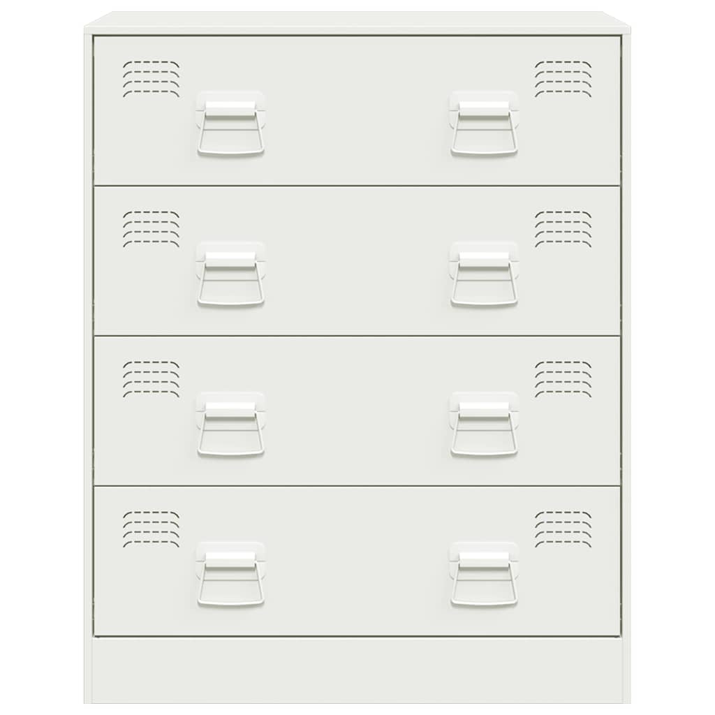 Sideboard Weiß 67x39x83 cm Stahl
