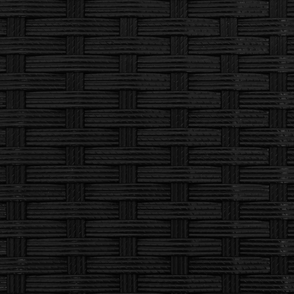 Pflanzkübel Schwarz 35 x 30 x 135 cm Metall