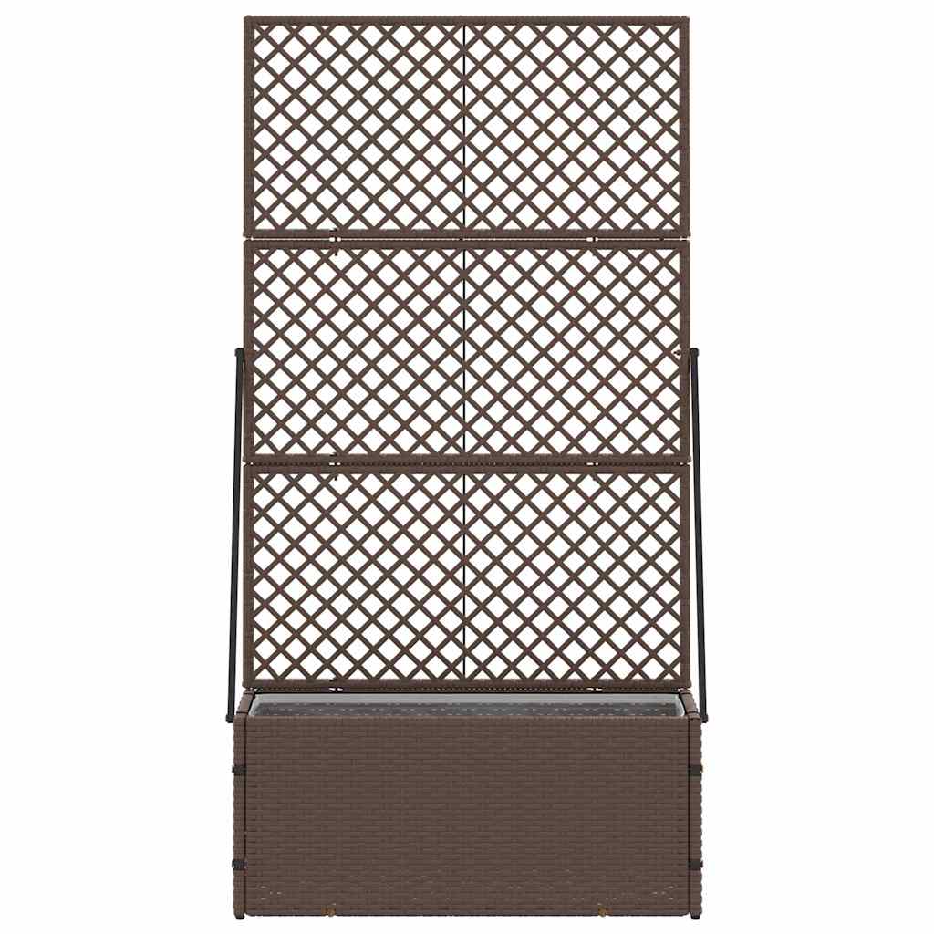 Pflanzkübel Braun 70 x 30 x 135 cm Metall