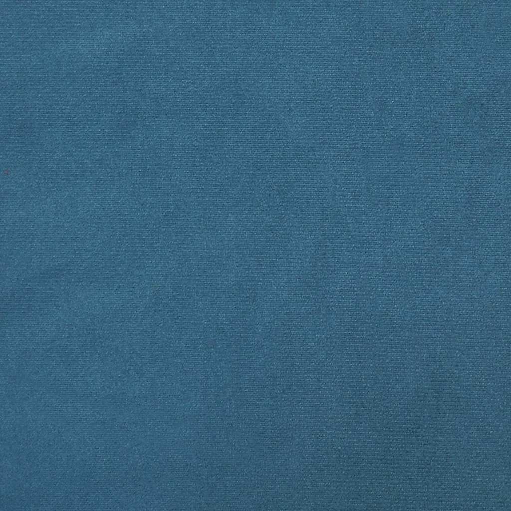 Schlafsofa 2-Sitzer mit Fußhocker Blau Samt