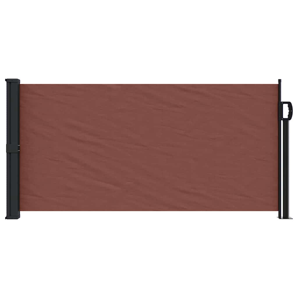 Seitenmarkise Ausziehbar Braun 100x300 cm