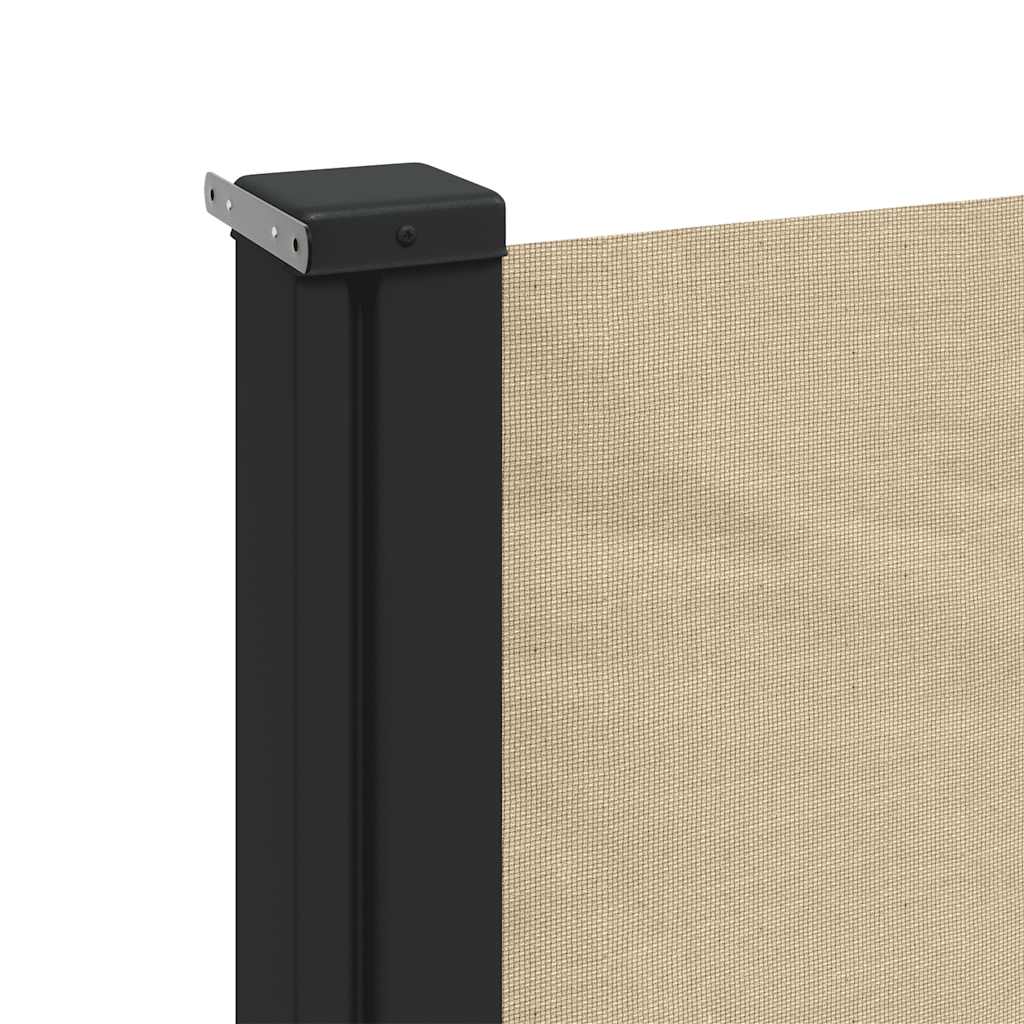 Seitenmarkise Ausziehbar Beige 140x500 cm