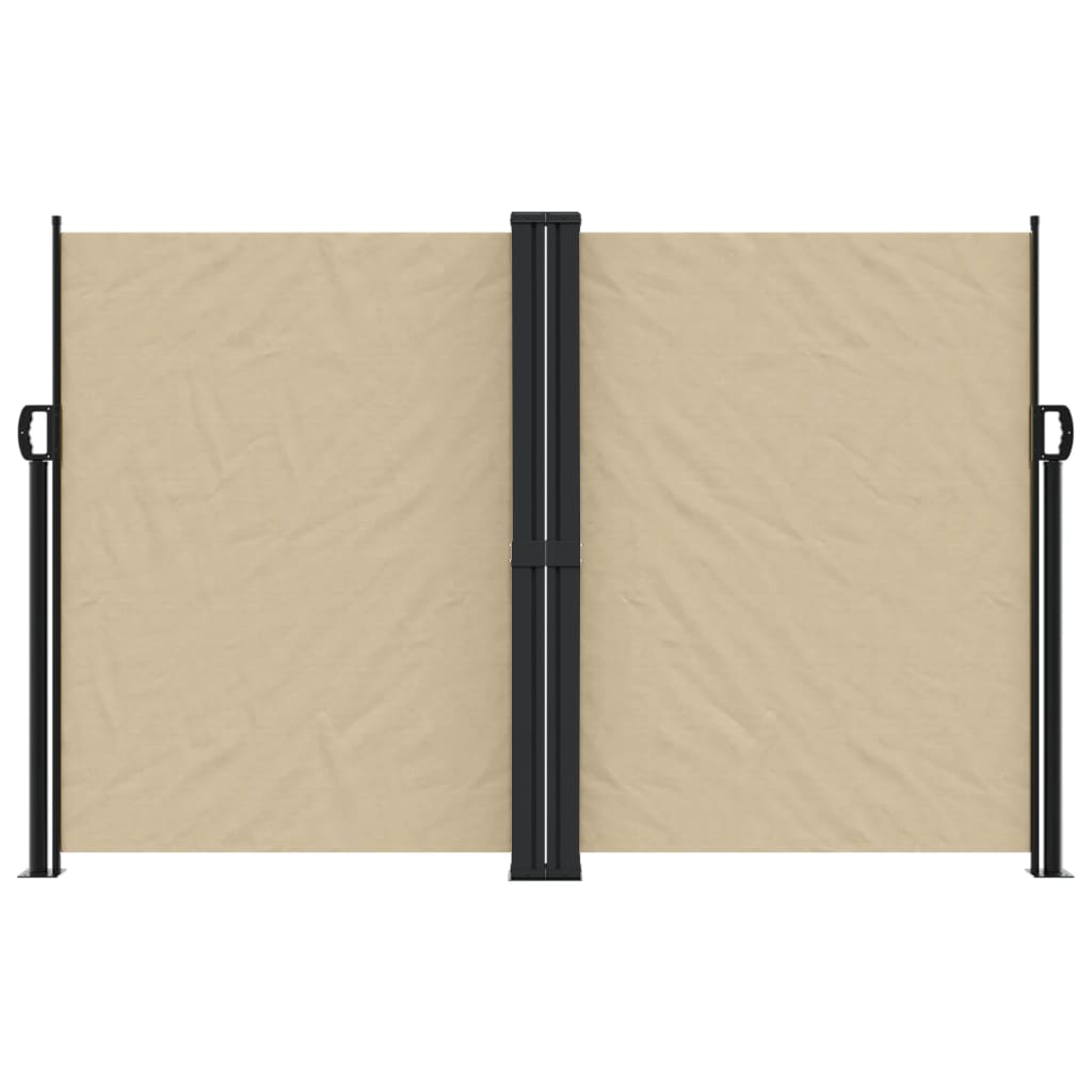 Seitenmarkise Ausziehbar Beige 160x600 cm