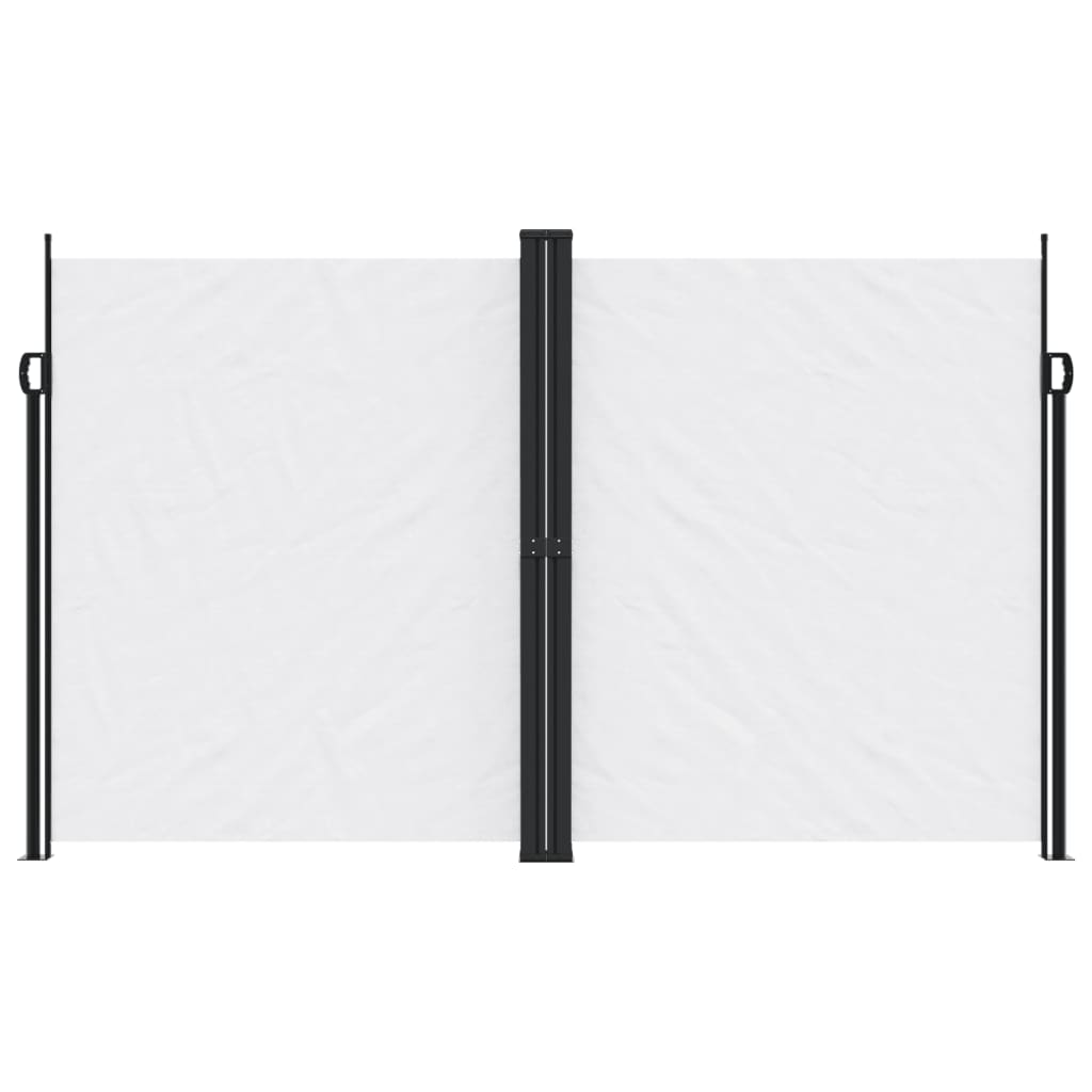 Seitenmarkise Ausziehbar Weiß 200x1000 cm