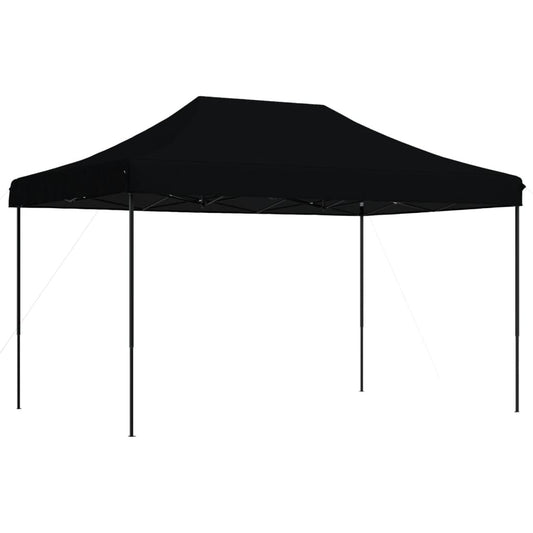 Partyzelt Faltbar Pop-Up Schwarz 440x292x315 cm