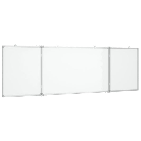 Magnetisches Whiteboard Klappbar 160x60x1,7 cm Aluminium