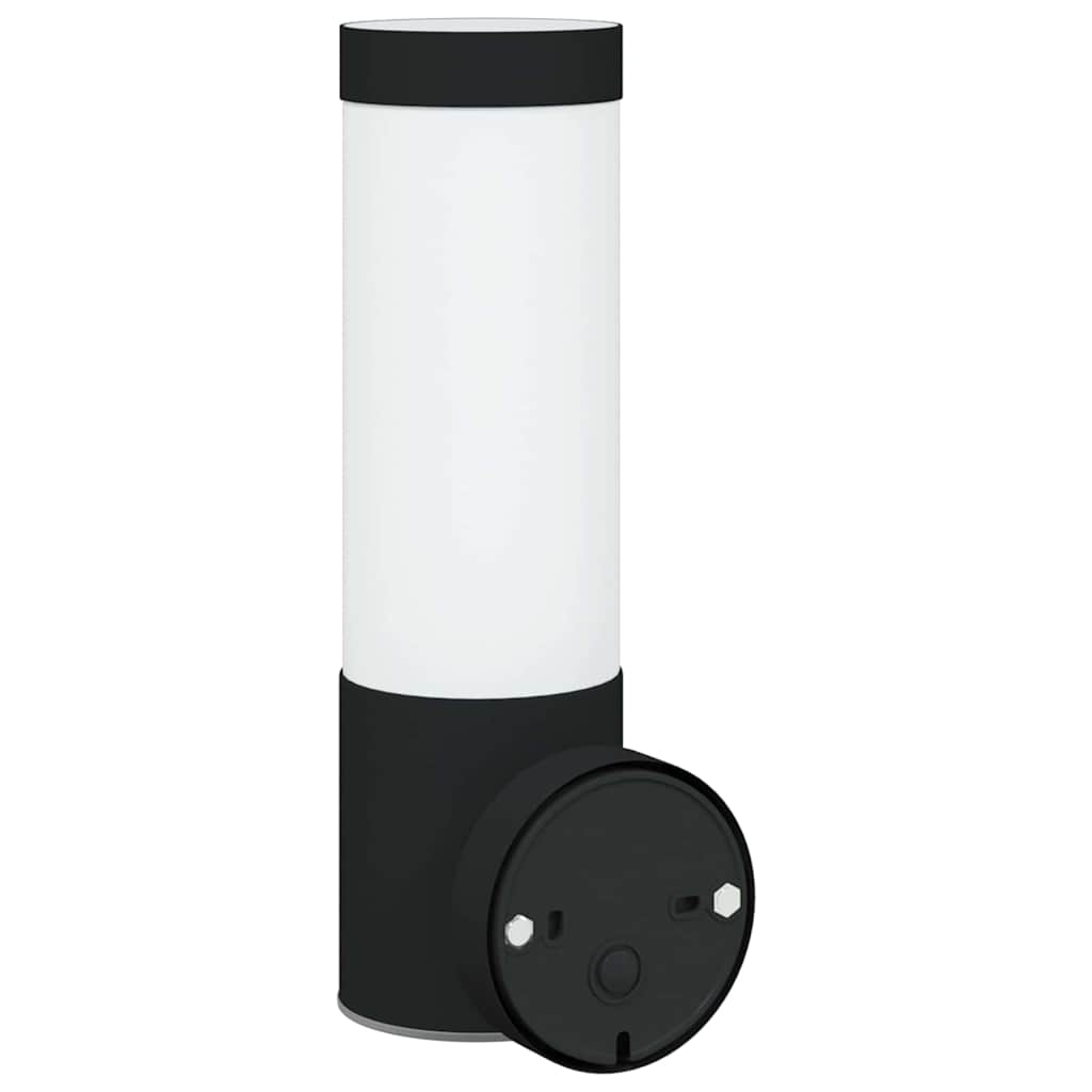 Außenwandlampen 2 pcs Schwarz 12 x 7.5 x 27 cm Edelstahl