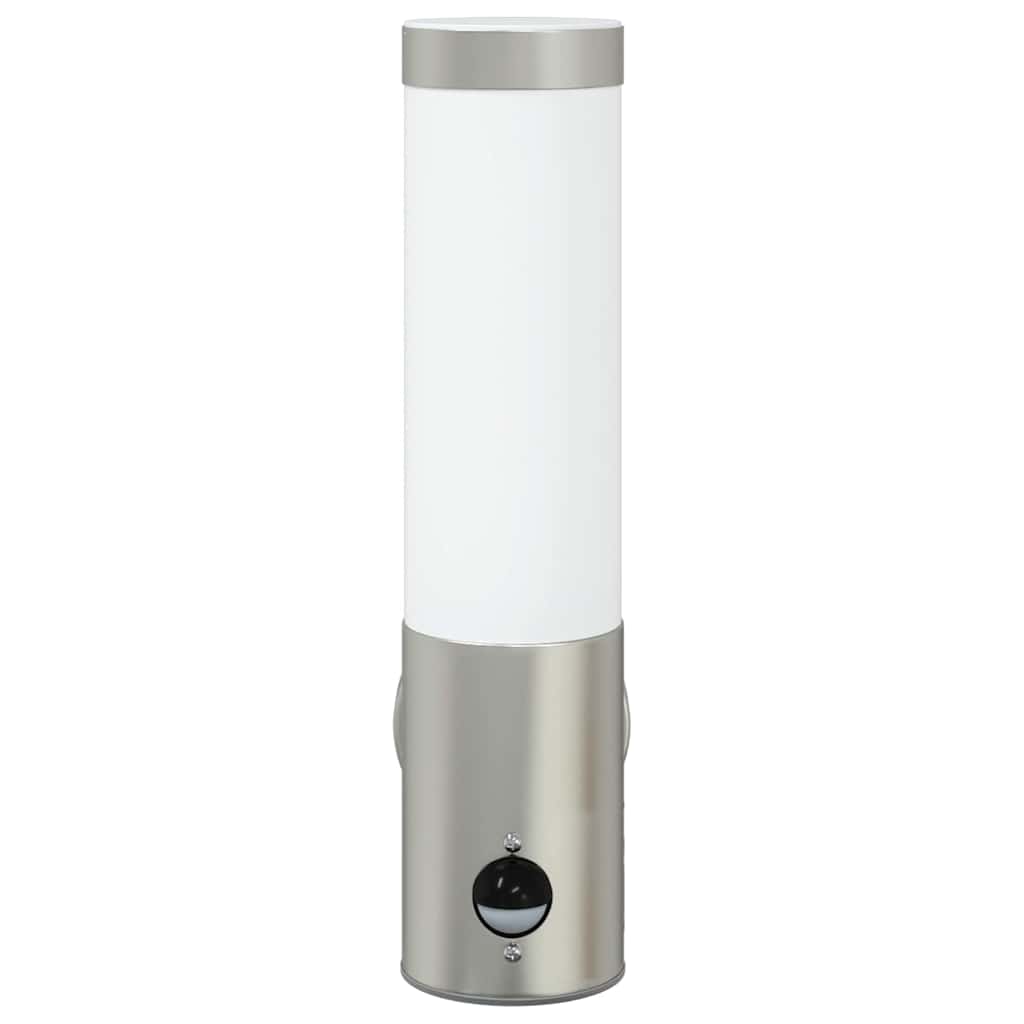 Außenwandlampen 2 pcs Silber 12 x 7.5 x 29 cm Edelstahl