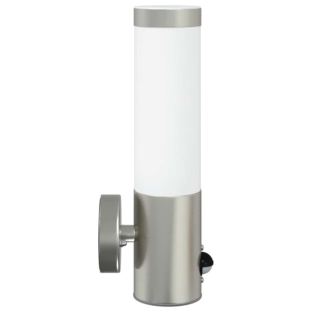 Außenwandlampen 2 pcs Silber 12 x 7.5 x 29 cm Edelstahl